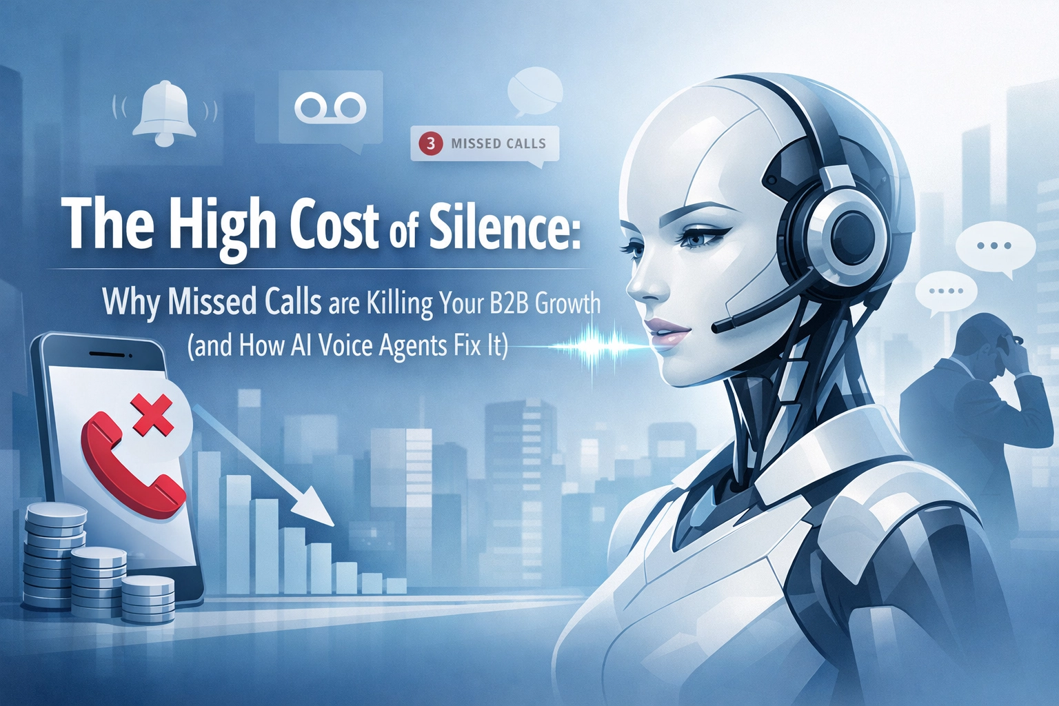 The High Cost of Silence: Why Missed Calls are Killing Your B2B Growth (and How AI Voice Agents Fix It)